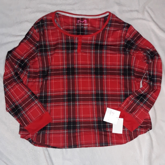 Maidenform 2 piece plaid pajama 1X womens set New - Picture 2 of 4